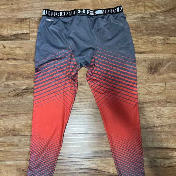 Under Armour UA Heatgear Sonic Crosshairs Compression Leggings Tights - Size 2XL - Picture 2 of 3